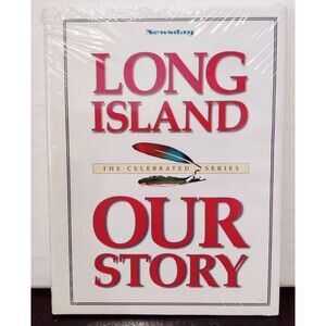 Hard Cover Book "Long Island - Our Story" Large Coffee Table Book NEW